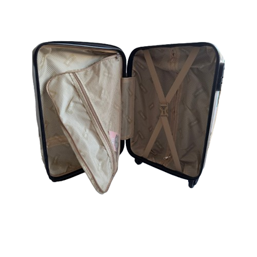 Valise Cabine - Petite Taille - Bagages à Main - Conforme aux Nouvelles réglementation de EasyJet (Bagage à Main, beige )