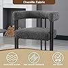 Lot de 4 chaises de Salle à Manger avec Pieds en Métal, Moderne et design, Siège Rembourré