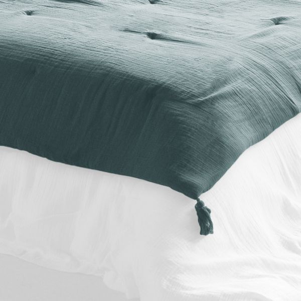 Edredon 150x150 cm 100% Gaze de coton Canard