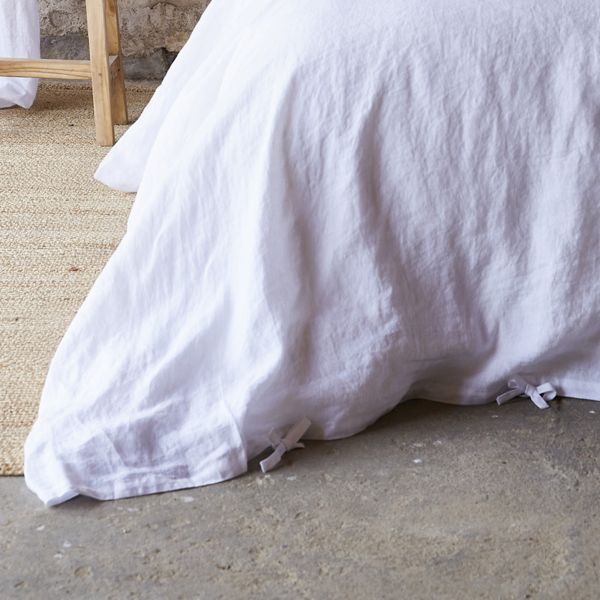 Housse de couette Lin Français Craie