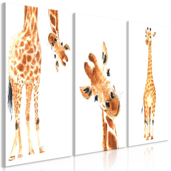 Tableau Funny Giraffes (3 pièces )