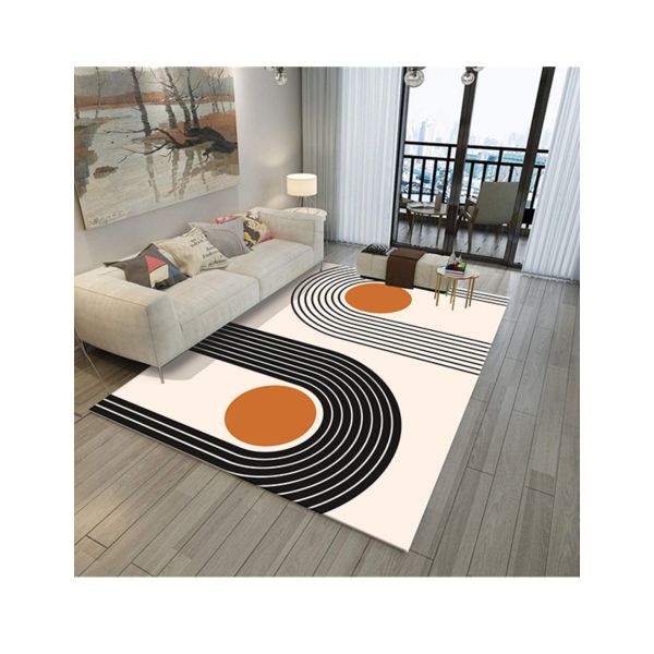 Tapis de salon Polyester formes géométrique