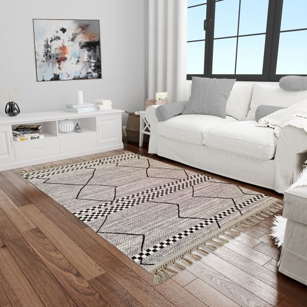 Tapis de salon Berbere à frange