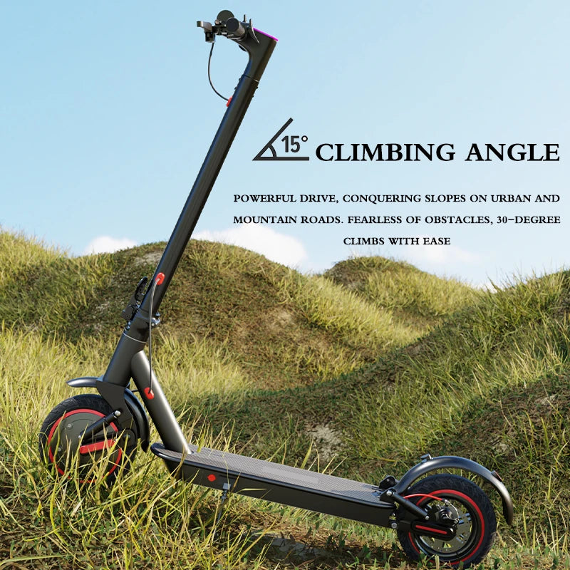 T1 PRO Trottinette Électrique Adulte 350W 36V10.4ah Avec Double Amortissement Et Pneus Antidéfauts Avant Et Arrière De 10 Pouces