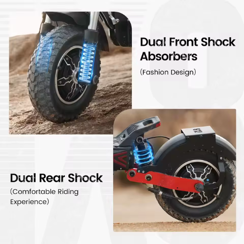 Trottinette Electrique ISCOOTER iX8 20Ah 1200W*2 Autonomie 70Km 12"Pneu