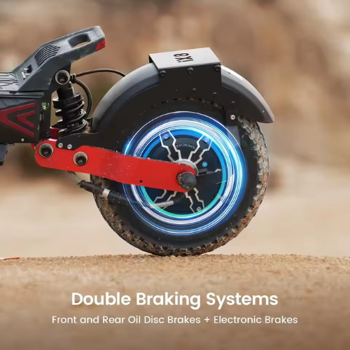 Trottinette Electrique ISCOOTER iX8 20Ah 1200W*2 Autonomie 70Km 12"Pneu