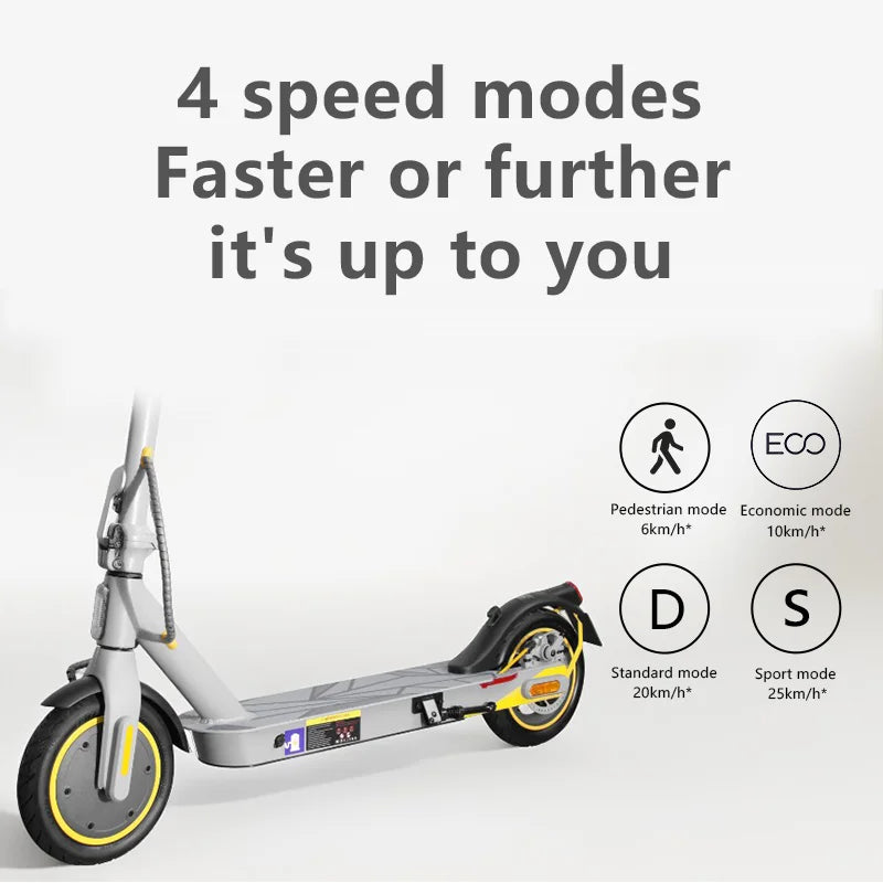 Scooter électrique 8,5 pouces 600W moteur pliable 2 roues e-scooter pour adultes unisexes avec portée de 20 km
