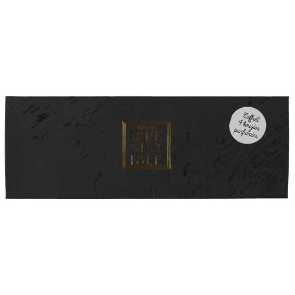 Coffret cadeau 4 bougies parfumées You Are Irresistible
