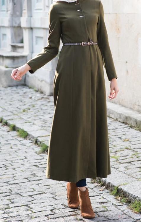 Abaya hijab/ Abaya simple / Abaya moderne/ Abaya chic/ Abaya bleu marine 
